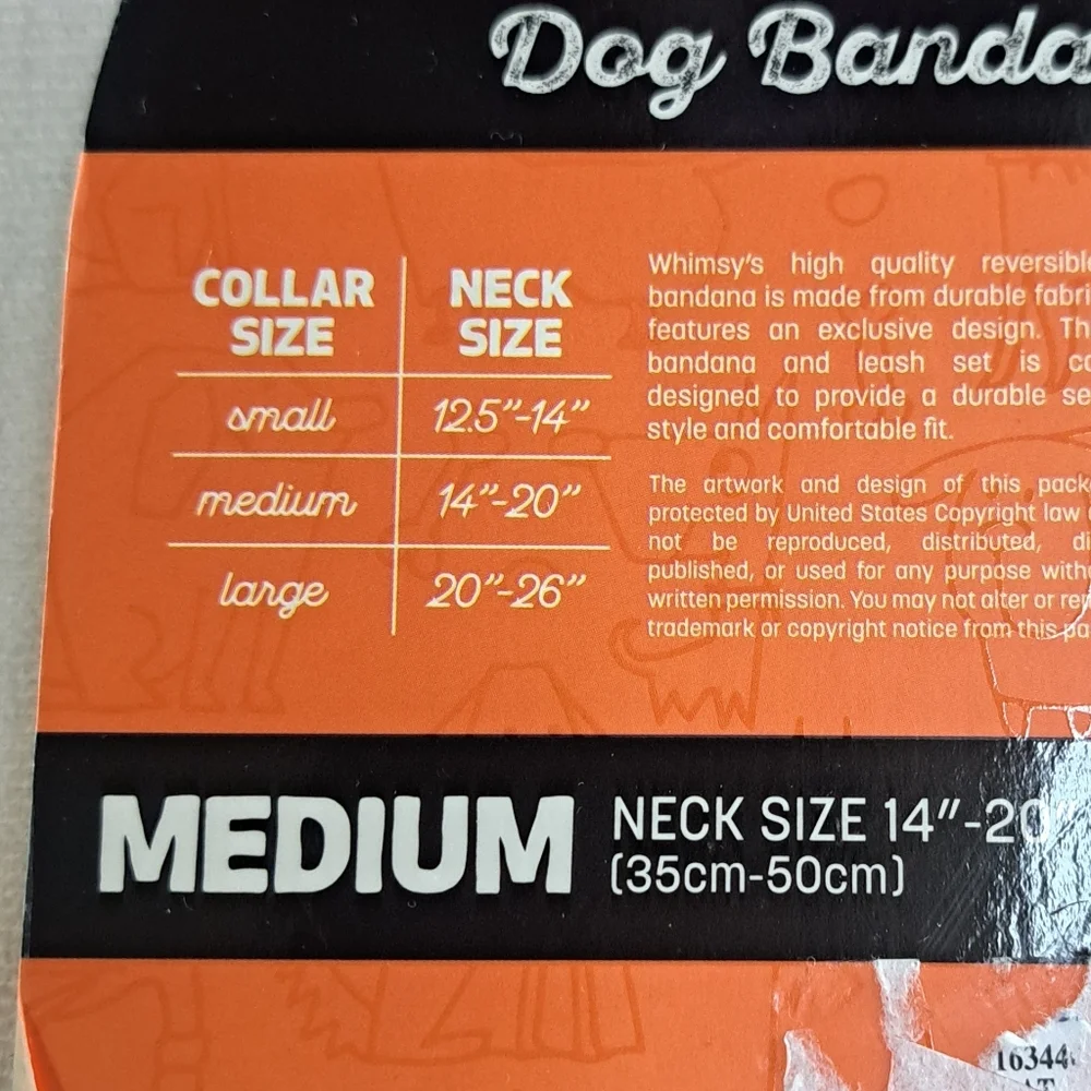 Black & Pink Bats Dog Bandana Collar Size Medium Reversible